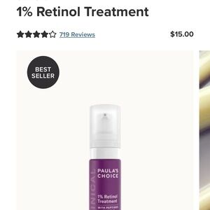 BNIB Paula’s Choice 1% Retinol Treatment w Peptides + Vitamin C 5ml